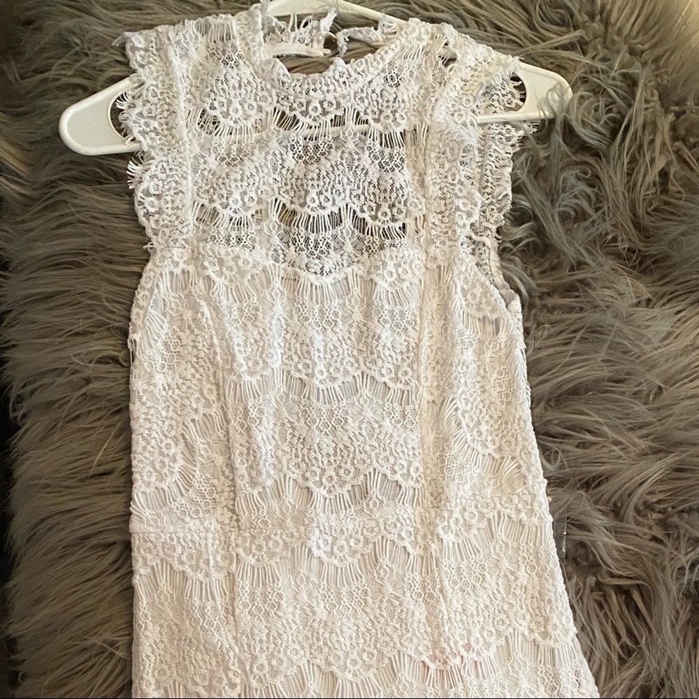 Free People lace midi dress